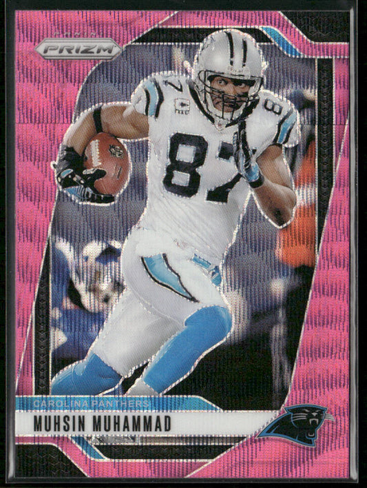 Muhsin Muhammad 2024 Panini Prizm Pink Wave #44 Carolina Panthers