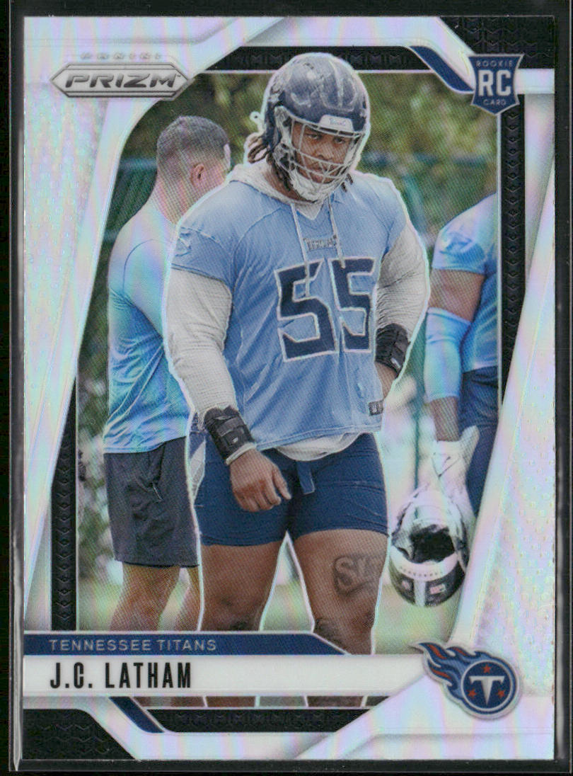 J.C. Latham 2024 Panini Prizm Silver #334 RC Tennessee Titans