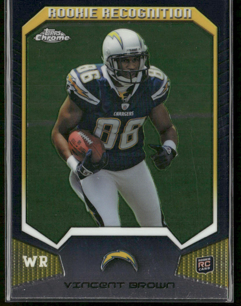Vincent Brown 2011 Topps Chrome Rookie Recognition #RR-VB San Diego Chargers