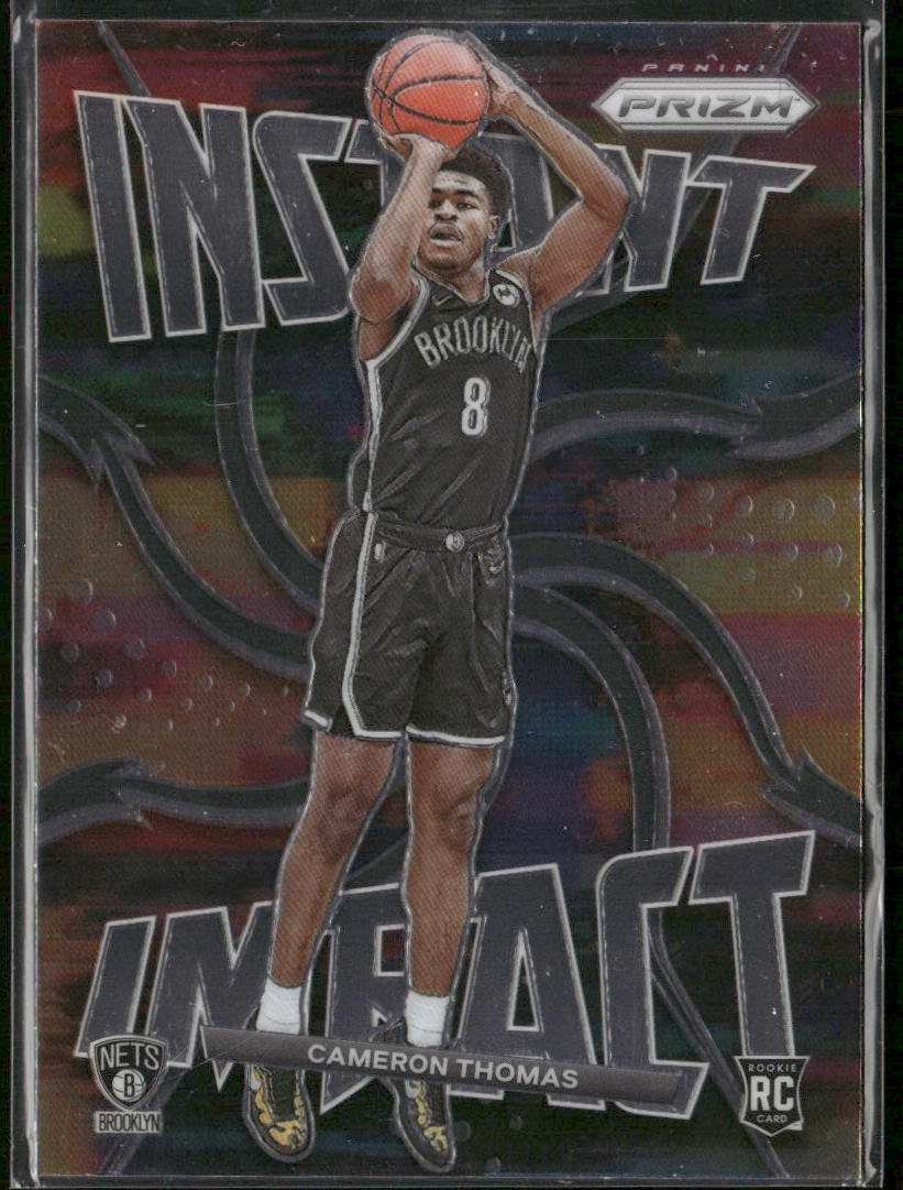 Cameron Thomas 2021-22 Panini Prizm Instant Impact #2 Brooklyn Nets