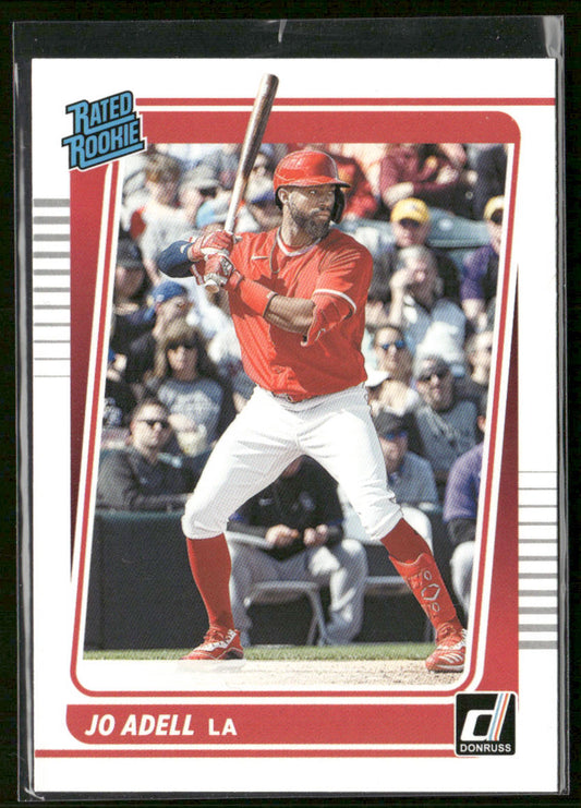 Jo Adell 2021 Donruss #33 RC Los Angeles Angels