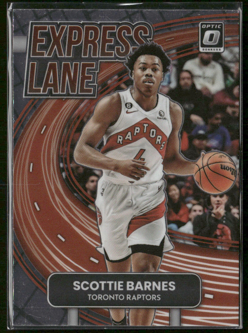 Scottie Barnes 2022-23 Donruss Optic Express Lane #19 Toronto Raptors