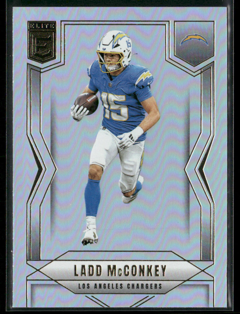 Ladd McConkey 2025 Donruss Elite #38 Los Angeles Chargers