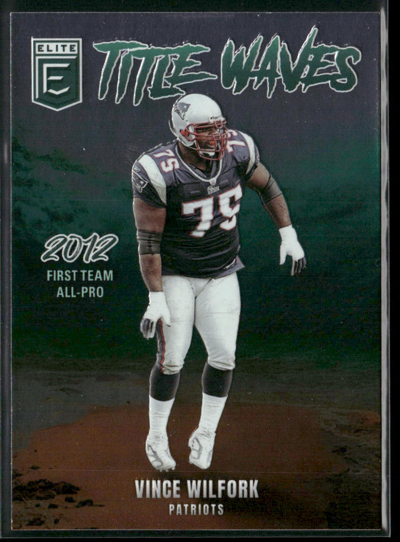 Vince Wilfork 2025 Donruss Elite Title Waves #5 New England Patriots