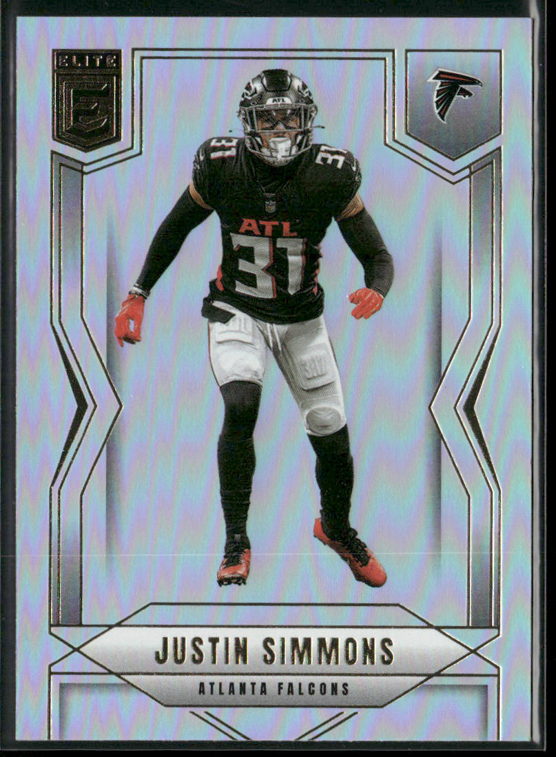 Justin Simmons 2025 Donruss Elite #95 Atlanta Falcons