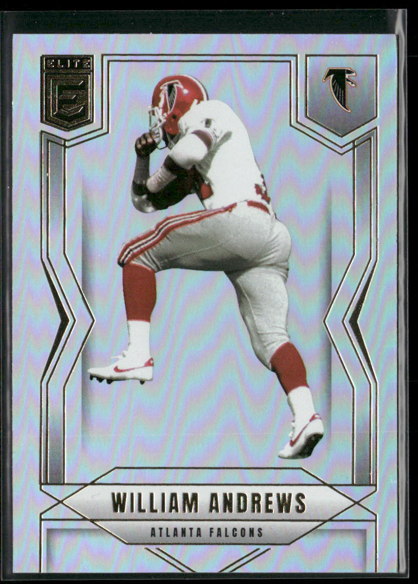 William Andrews 2025 Donruss Elite #60 Atlanta Falcons
