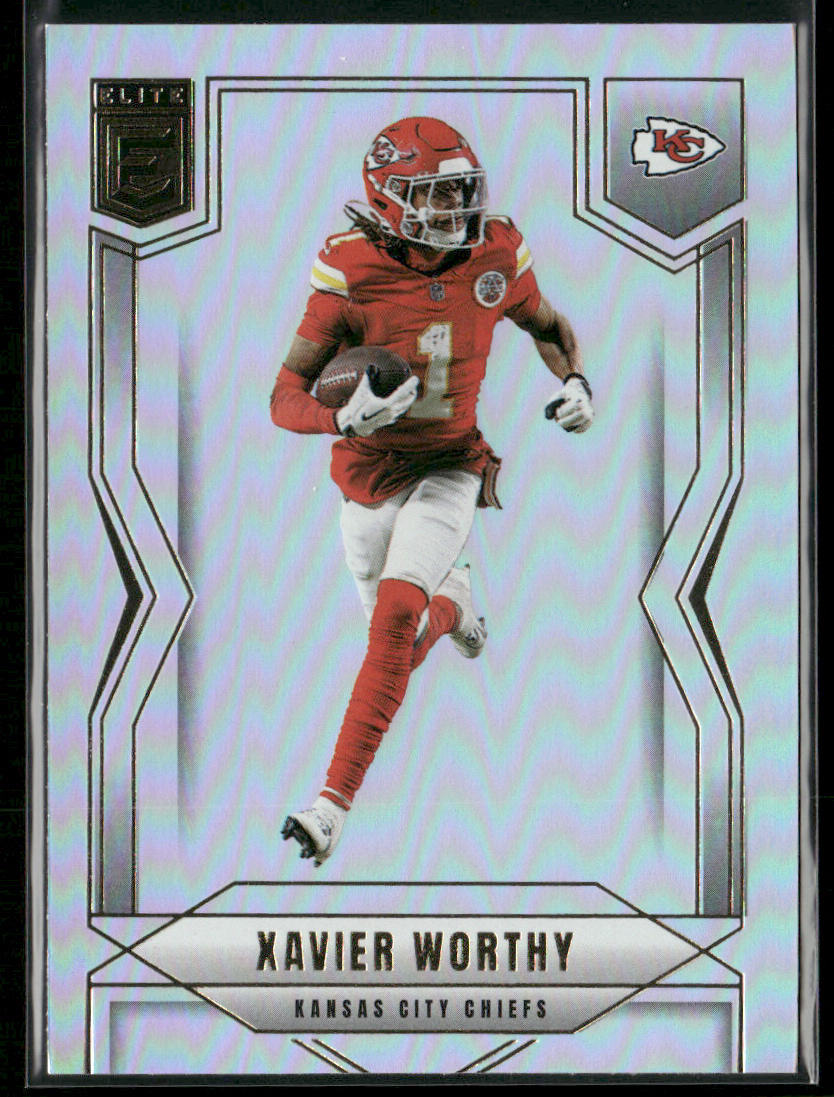 Xavier Worthy 2025 Donruss Elite #35 Kansas City Chiefs
