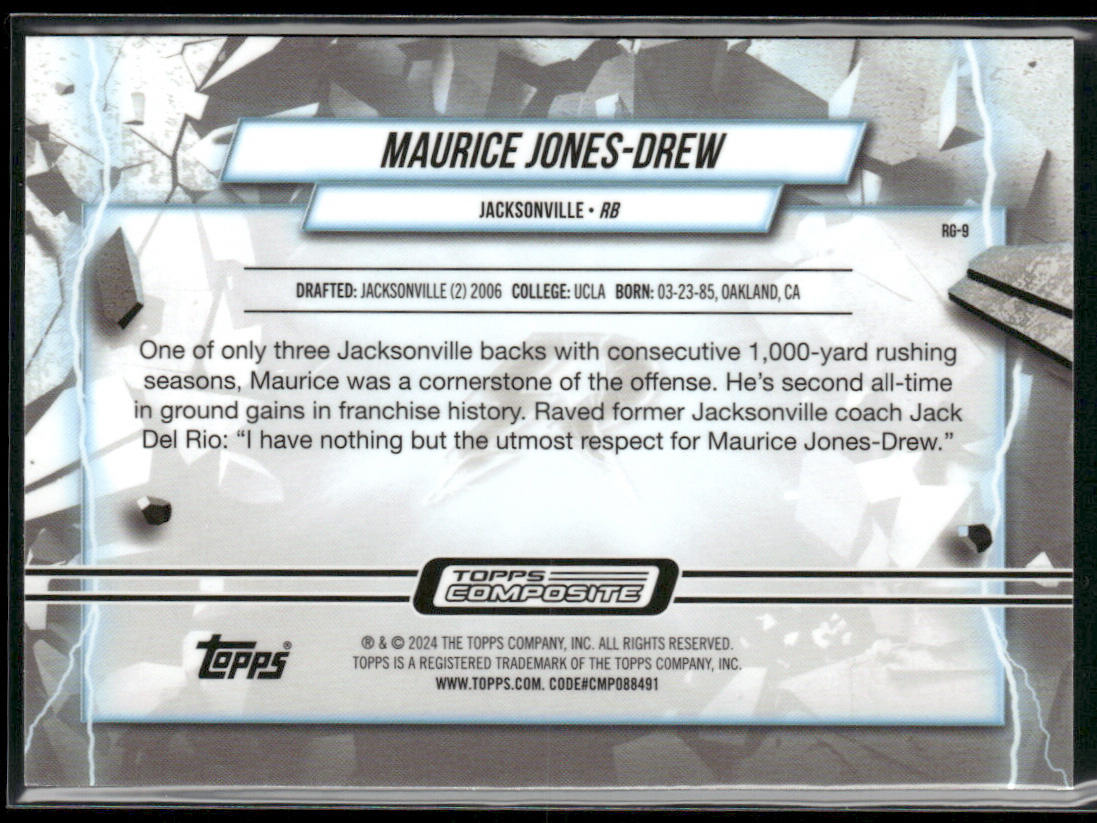 Maurice Jones-Drew 2023 Topps Composite Resurgence Grounded #RG-9 Jaguars