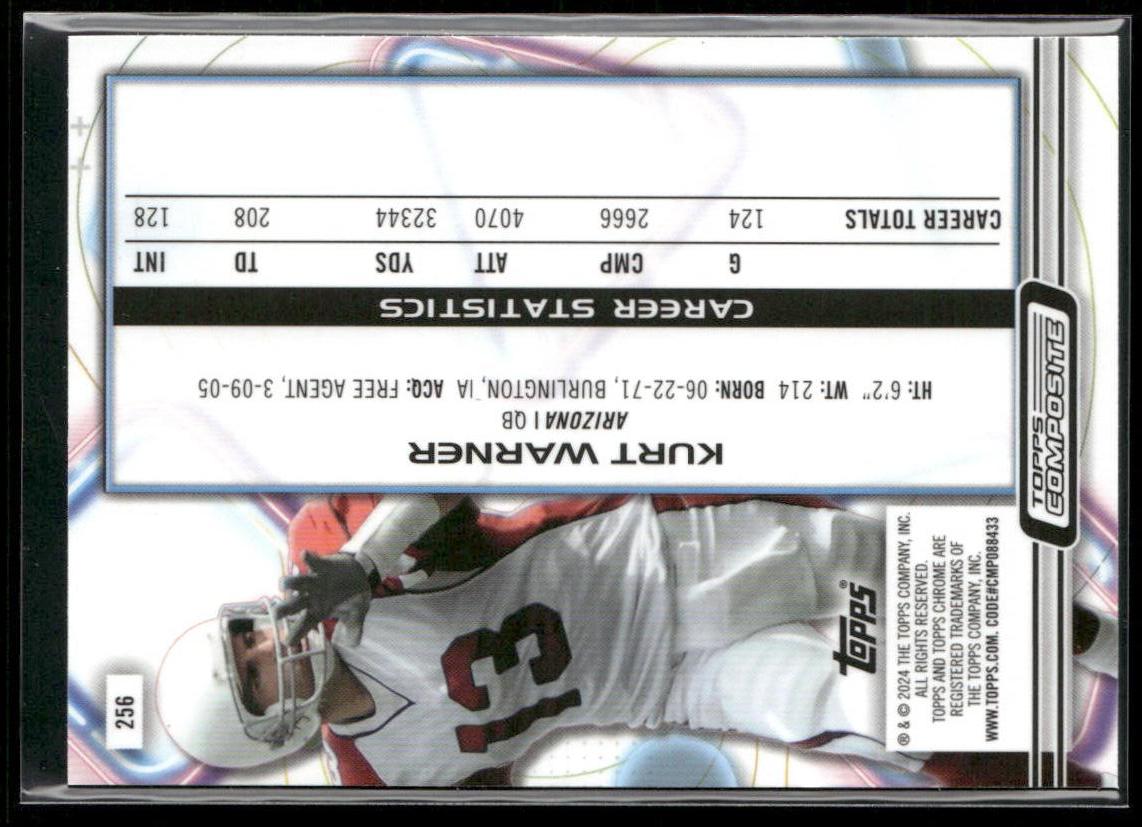 Kurt Warner 2023 Topps Composite #256 Arizona Cardinals