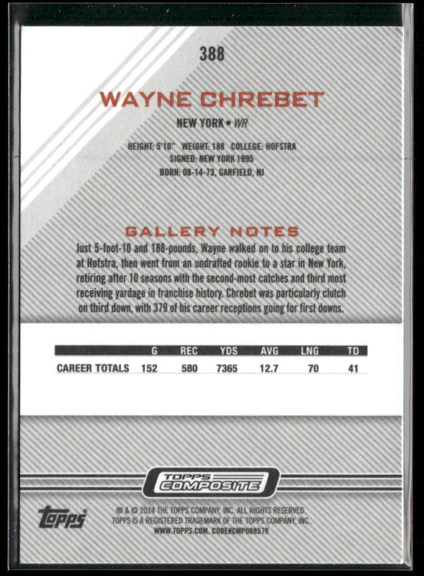 Wayne Chrebet 2023 Topps Composite #388 New York Jets