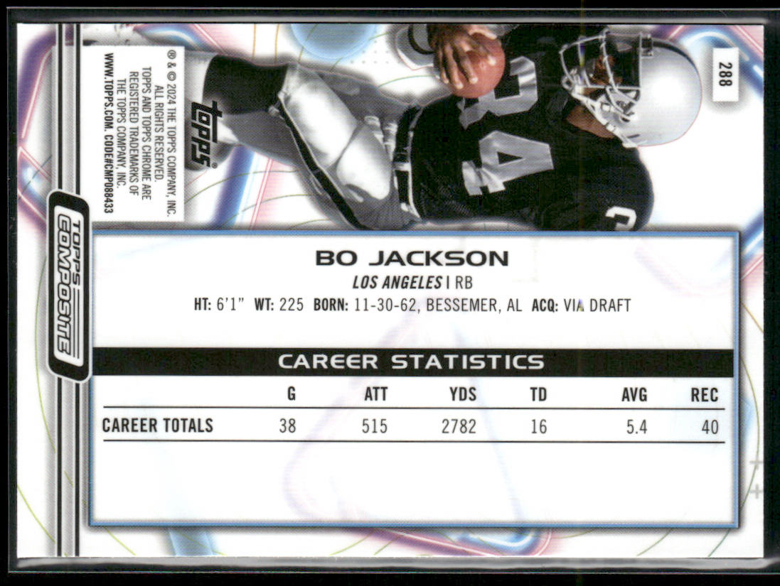 Bo Jackson 2023 Topps Composite #288 Los Angeles Raiders