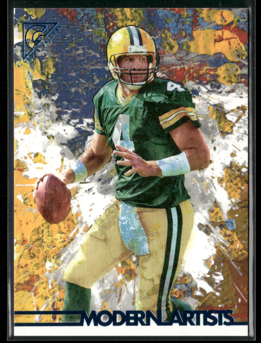 Brett Favre 2023 Topps Composite Modern Artists Blue #MA-2 Green Bay Packers