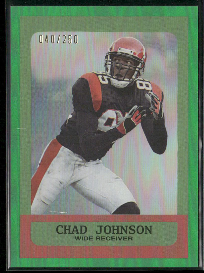 Chad Johnson 2023 Topps Composite Heritage/Gallery Green Rainbow Foilboard #369