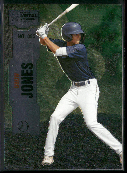 Druw Jones 2022 SkyBox Metal Universe Champions #065 New York Mets