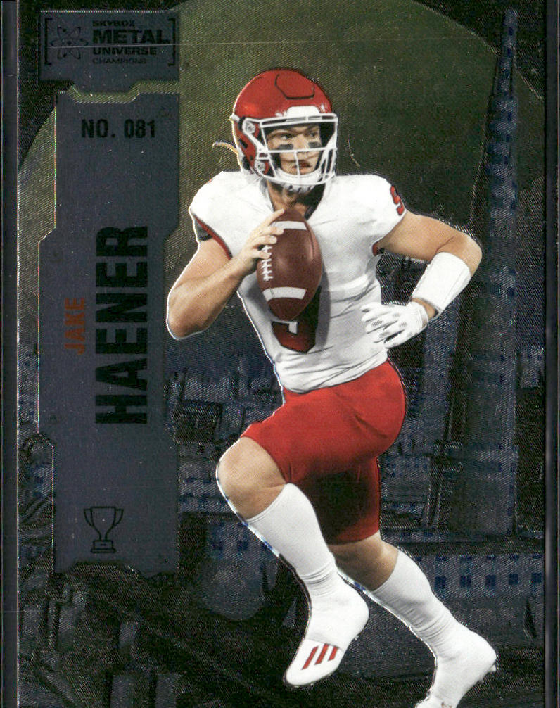 Jake Haener 2022 SkyBox Metal Universe Champions #081 Fresno State Bulldogs