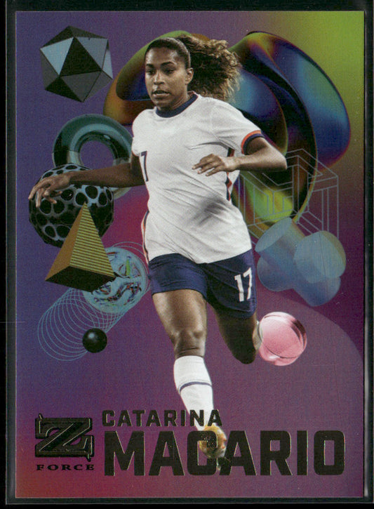 Catarina Macario 2022 SkyBox Metal Universe Champions Z-Force #Z-2