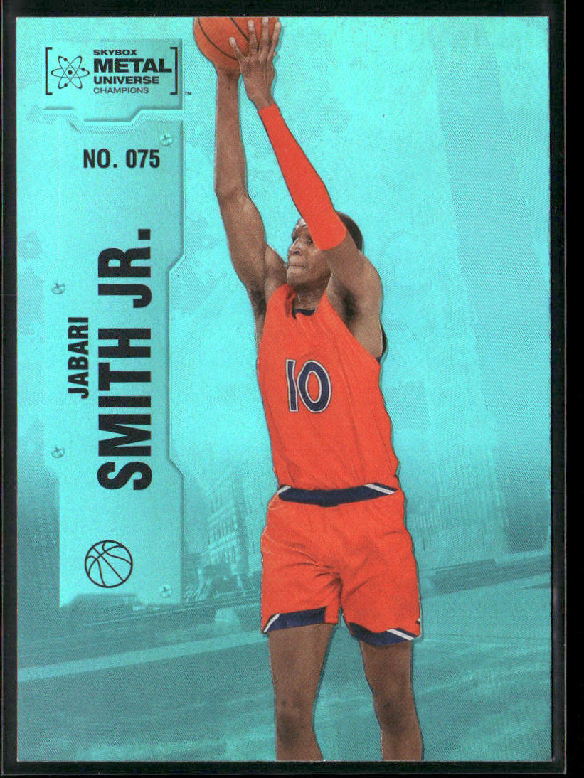 Jabari Smith 2022 SkyBox Metal Universe Champions Aqua #075