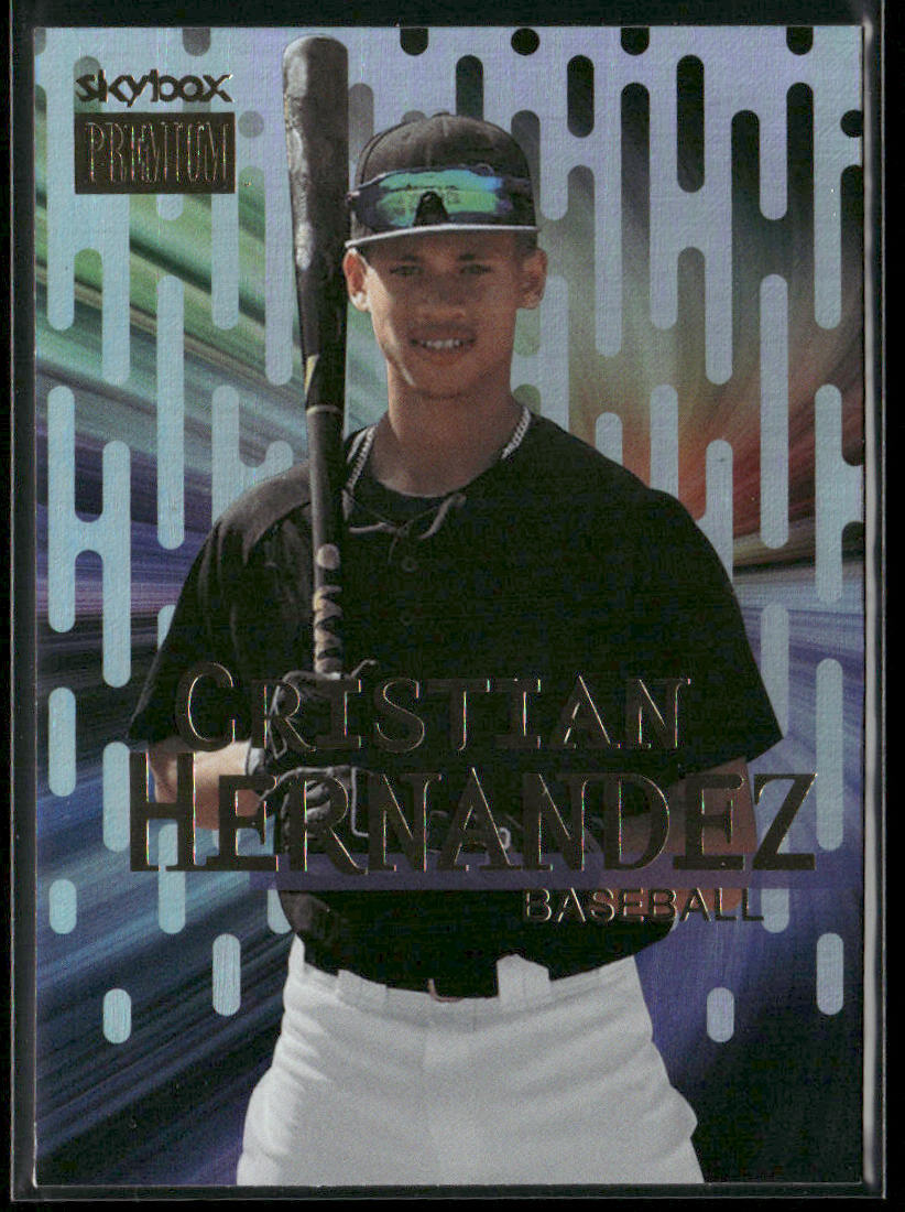 Cristian Hernandez 2022 SkyBox Metal Universe Champions Skybox Premium #S-36