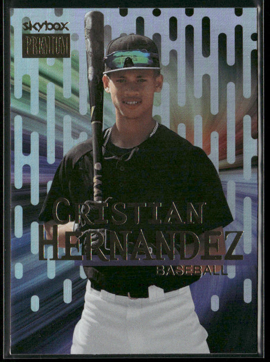 Cristian Hernandez 2022 SkyBox Metal Universe Champions Skybox Premium #S-36