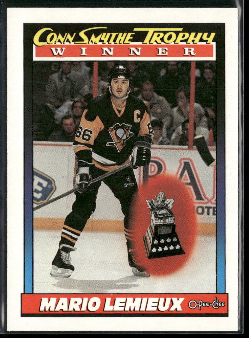 Mario Lemieux 1991-92 O-Pee-Chee #523 Pittsburgh Penguins