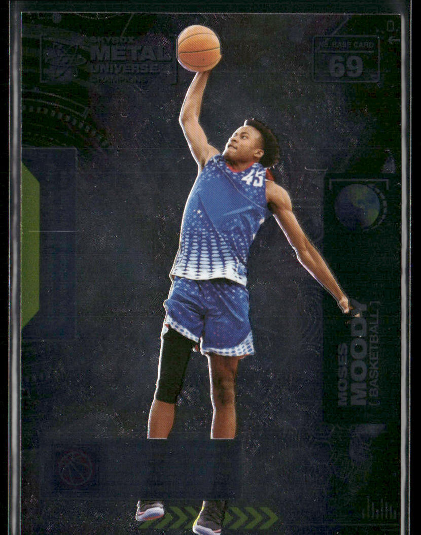 Moses Moody 2021 SkyBox Metal Universe Champions #69