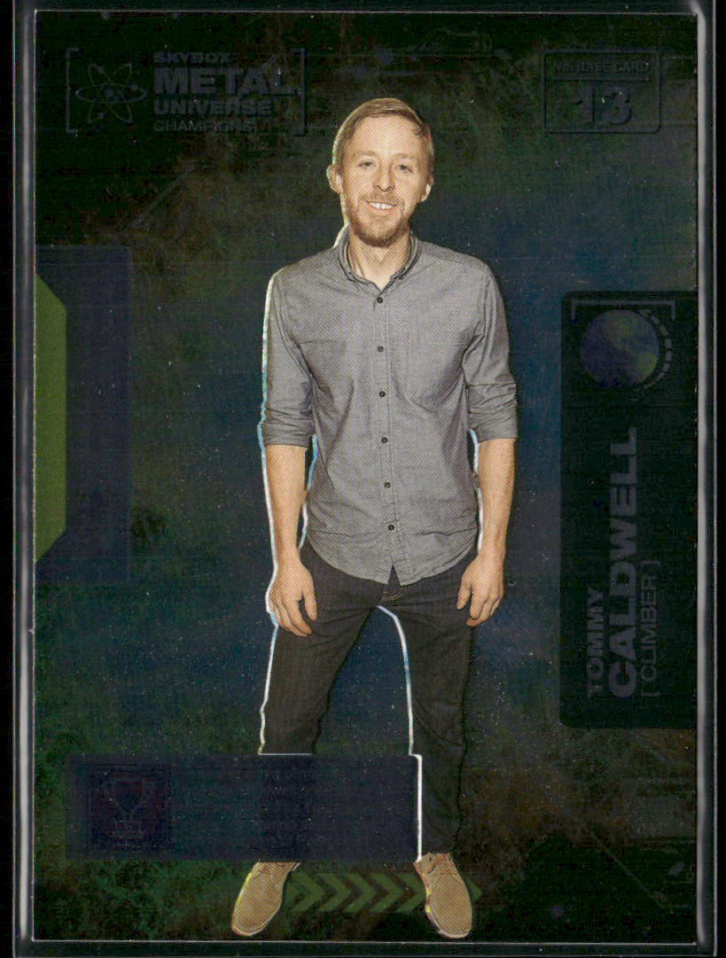 Tommy Caldwell 2021 SkyBox Metal Universe Champions #13 Chicago Cubs