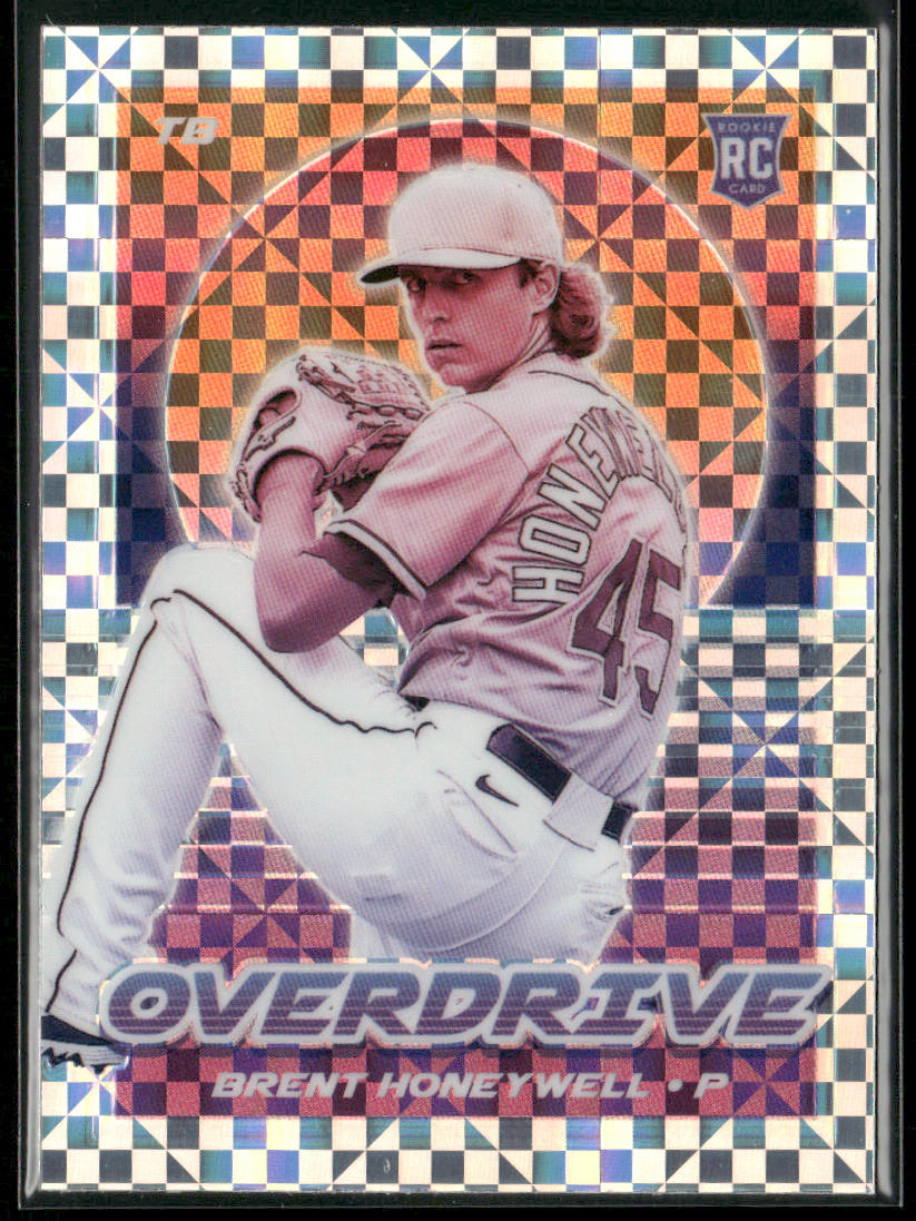 Brent Honeywell 2021 Panini Chronicles Overdrive Building Blocks #25 Rays