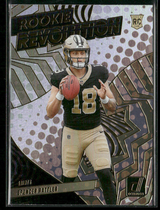 Spencer Rattler 2024 Donruss Rookie Revolution #30 New Orleans Saints