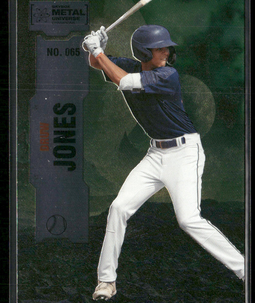 Druw Jones 2022 SkyBox Metal Universe Champions #065 Miami Marlins