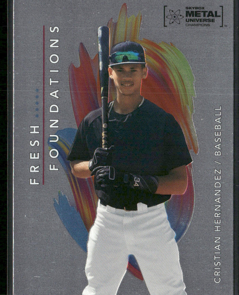 Cristian Hernandez 2022 SkyBox Metal Universe Champions Fresh Foundations #FF41