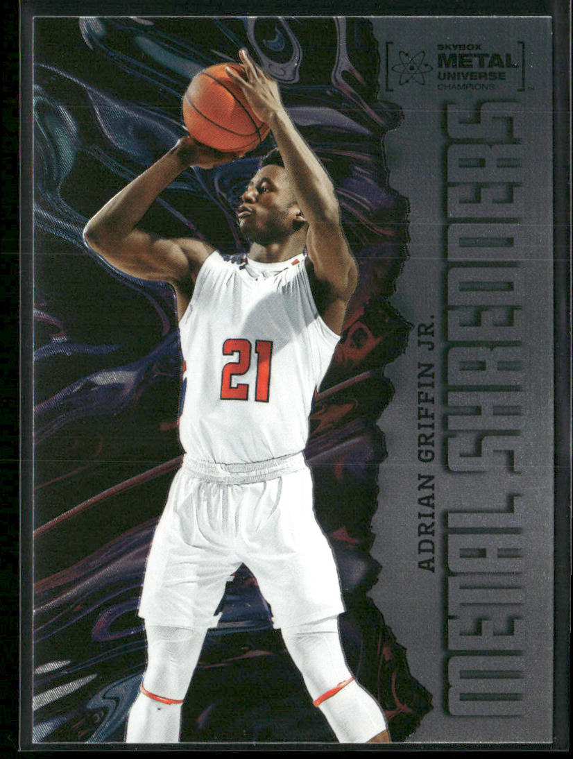 Adrian Griffin Jr. 2022 SkyBox Metal Universe Champions #137