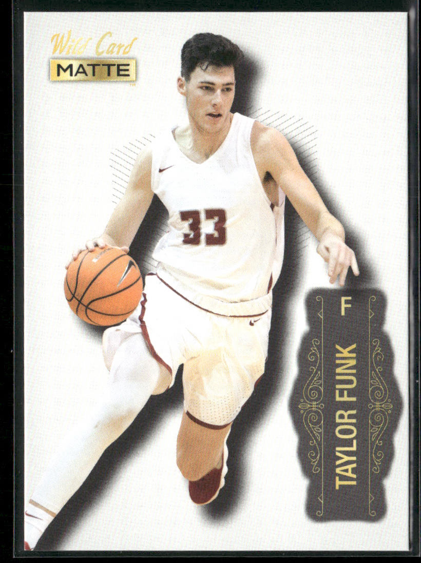 Taylor Funk 2022 Wild Card Matte White #MB-68 Saint Joseph's Hawks