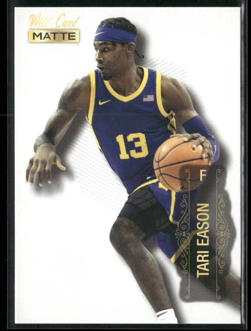 Tari Eason 2022 Wild Card Matte #MB-67 LSU Tigers