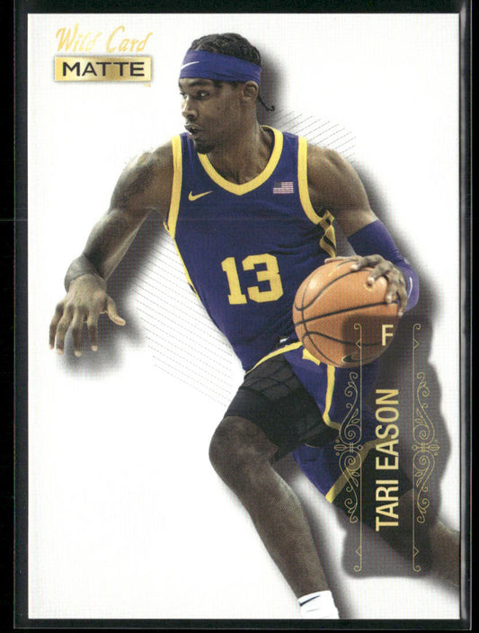 Tari Eason 2022 Wild Card Matte #MB-67 LSU Tigers