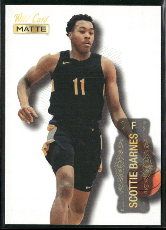 Scottie Barnes 2022 Wild Card Matte White #MB-65 Toronto Raptors