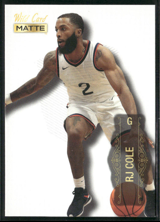 RJ Cole 2022 Wild Card Matte #MB-64 Connecticut Huskies