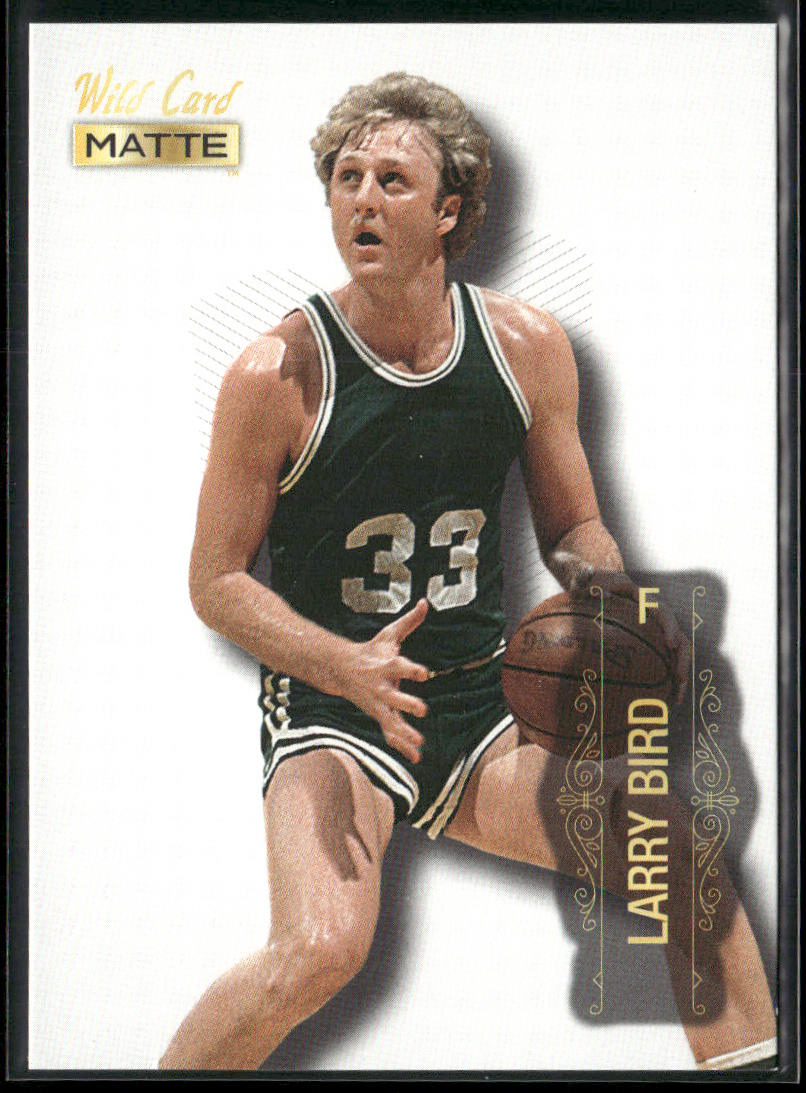 Larry Bird 2022 Wild Card Matte White #MB-51 Boston Celtics