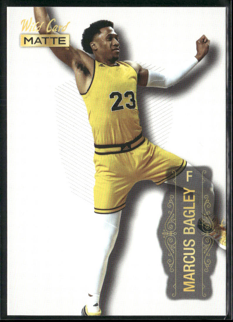 Marcus Bagley 2022 Wild Card Matte White #MB-55 Arizona State Sun Devils