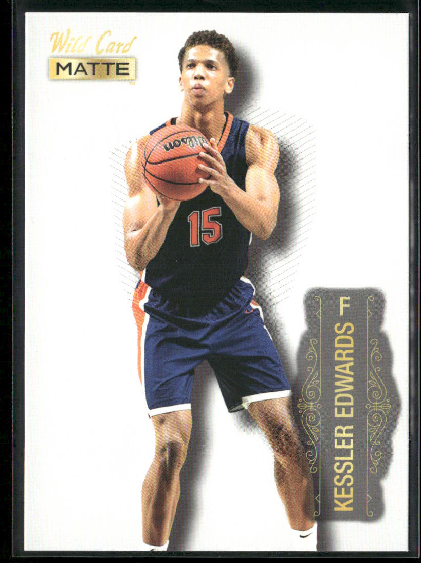 Kessler Edwards 2022 Wild Card Matte White #MB-48 Long Island Nets