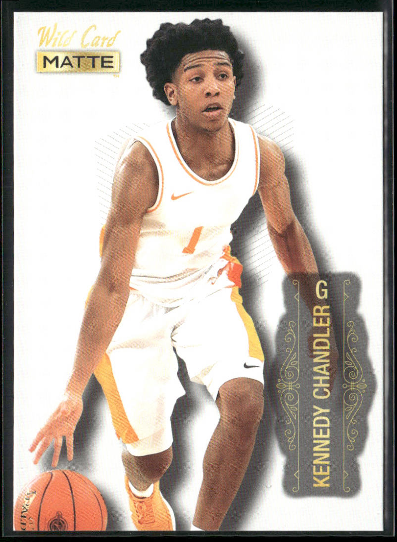 Kennedy Chandler 2022 Wild Card Matte White #MB-47 Tennessee Volunteers