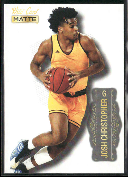 Josh Christopher 2022 Wild Card Matte White #MB-40 Houston Rockets