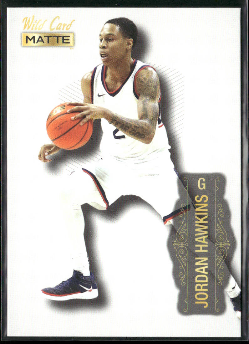 Jordan Hawkins 2022 Wild Card Matte White #MB-39 Connecticut Huskies