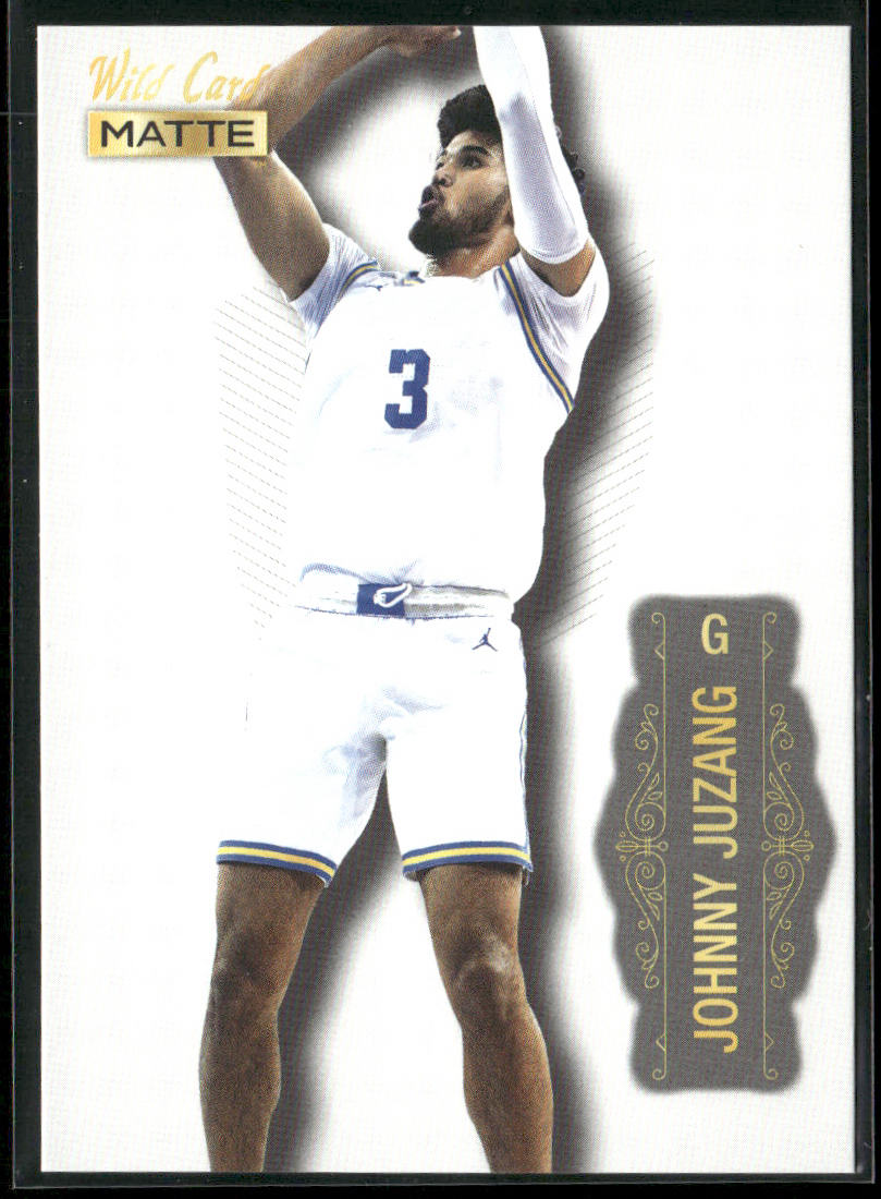 Johnny Juzang 2022 Wild Card Matte White #MB-38 UCLA Bruins