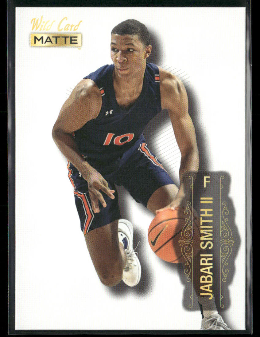 Jabari Smith 2022 Wild Card Matte White #MB-28 Auburn Tigers
