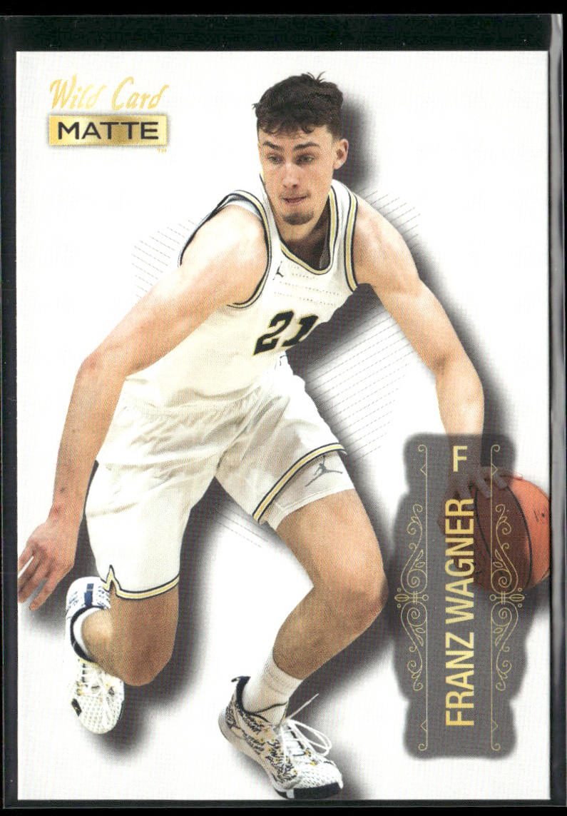 Franz Wagner 2022 Wild Card Matte White #MB-24 Orlando Magic