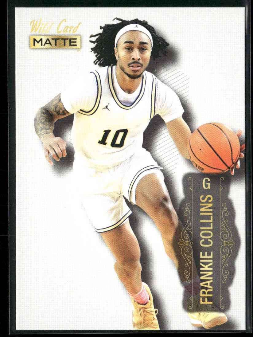 Frankie Collins 2022 Wild Card Matte White #MB-23 Michigan Wolverines