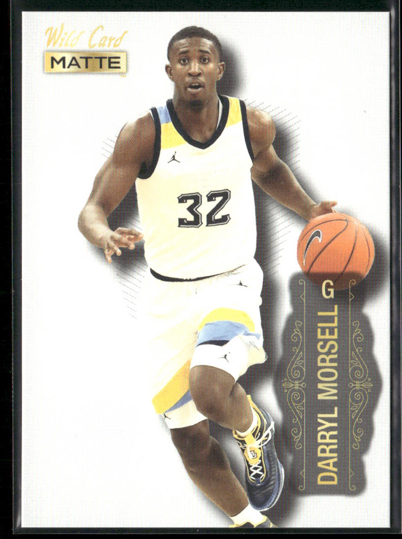 Darryl Morsell 2022 Wild Card Matte White #MB-16 Marquette Golden Eagles