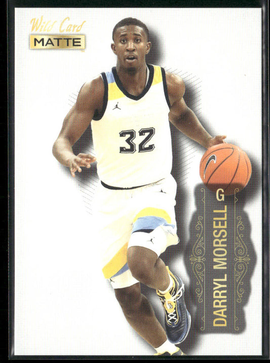 Darryl Morsell 2022 Wild Card Matte White #MB-16 Marquette Golden Eagles