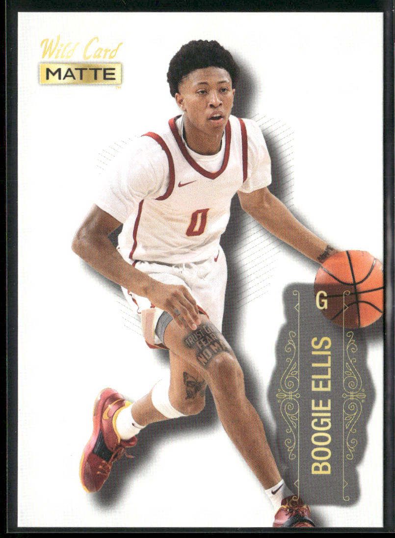 Boogie Ellis 2022 Wild Card Matte White #MB-9 USC Trojans