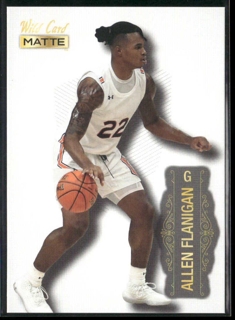 Allen Flanigan 2022 Wild Card Matte White #MB-3 Auburn Tigers